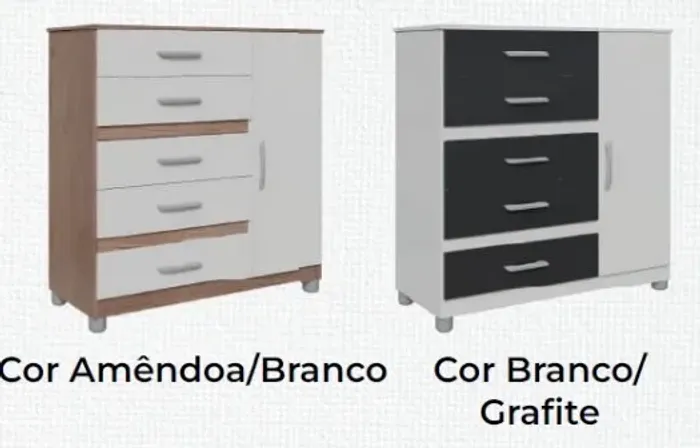 Comonda Zaqueu 5 gavetas