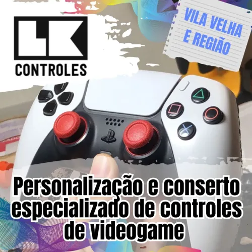 Controles PlayStation e Xbox