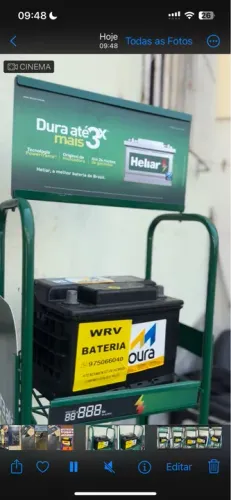 Bateria moura 60ah / 50ah 120,00