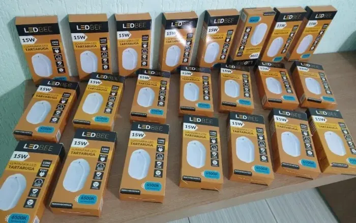 Luminária lâmpada tartaruga LED 15W 
