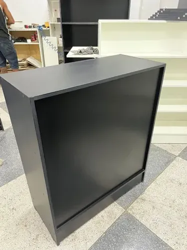 BALCÃO SIMPLES PRETO MDF
