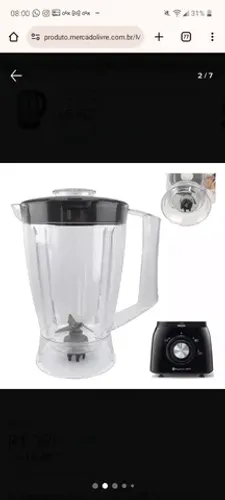 Copo de liquidificador Walita