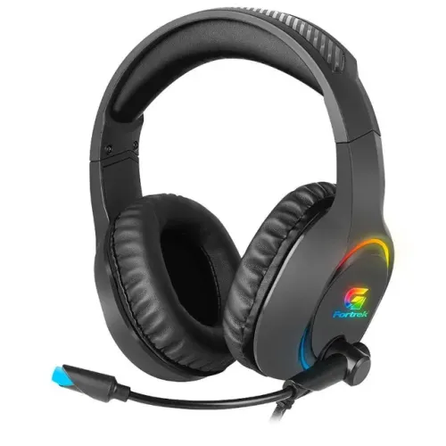 Headset Gamer Fortrek Holt Led RGB P2 c/ Adaptador P3 - WZetta