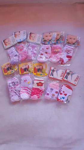 Meias para Bebê - feminino 11 pares