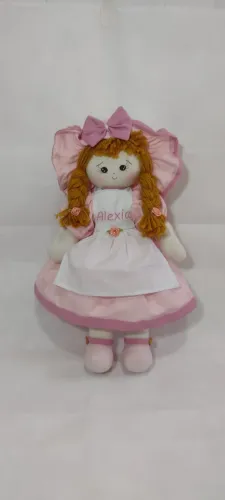Boneca de pano personalizada