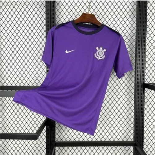 Camisa Nike Corinthians 25/26 Torcedor Masculino - Roxa Treino (M)