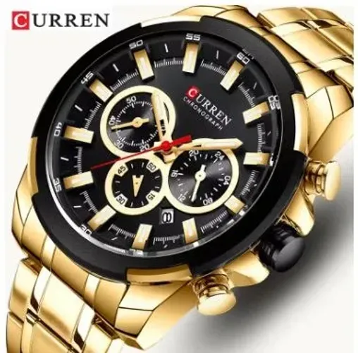 Relógio Curren Dourado novo