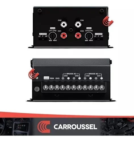Módulo Amplificador Potência 800w 4 E 2 Canais 4 Ohm Digital
