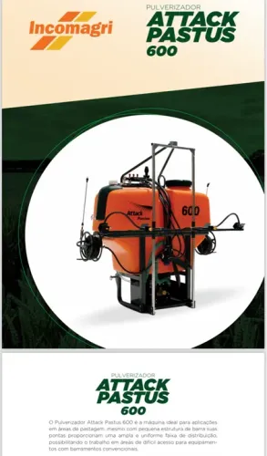 Pulverizador Attack Pastus 600 - Incomagri