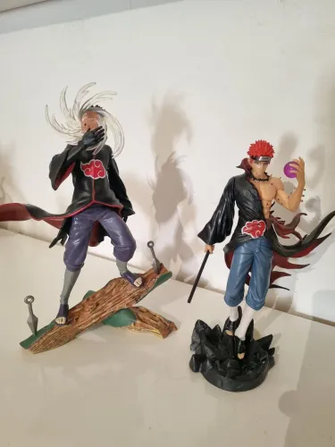 2 Action Figure de Naruto Tobi e Pain Akatsuki (boneco naruto)
