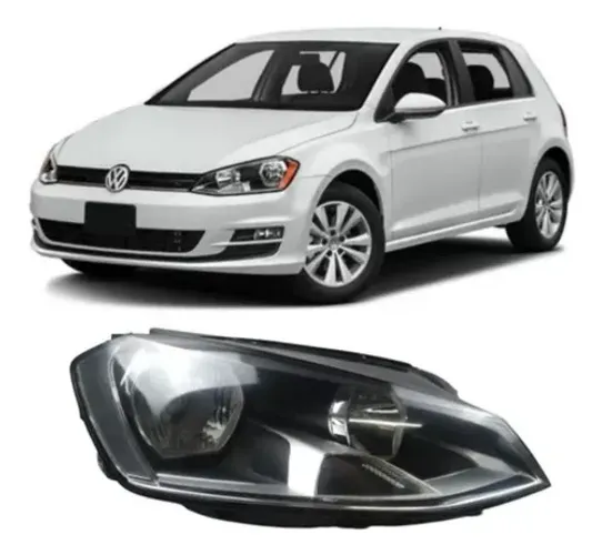 Farol Direito Volkswagen Golf 2014 2015 2016 2017 Hella# Direito
