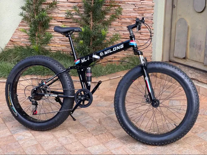 Bicicleta Dobrável Fat Bike Yilong YL-1