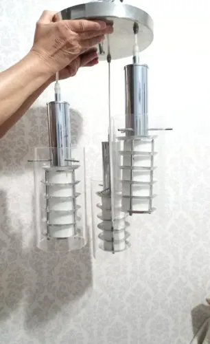 Lustre Moderno 3 Lâmpadas
