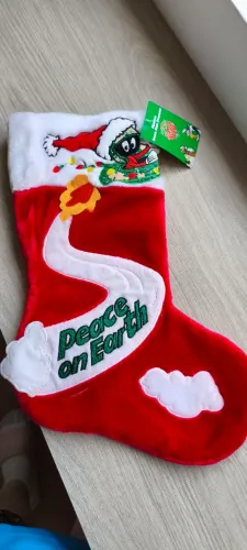 Meias de Natal original Warner Bros 