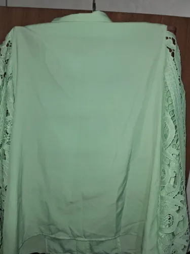 Camisa social verde nova.