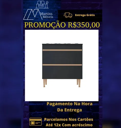 GRANDE PROMOÇÃO  ARMÁRIO COOKTOP  ENTREGA GRÁTIS ACEITA CARTÃO 