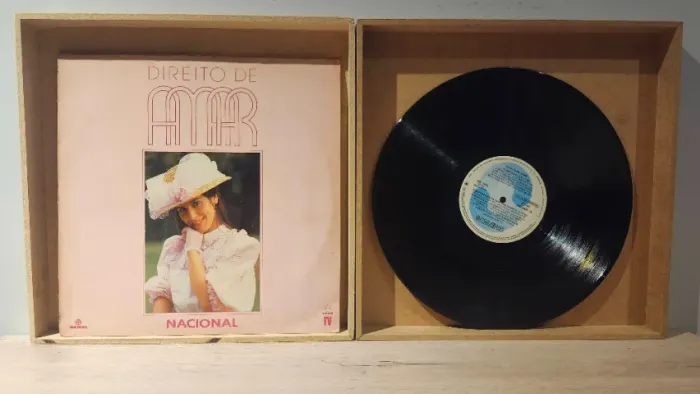 Disco de vinil da novela Direito dem Amar - LP - 1987