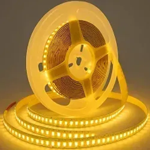 FITA LED 240LEDS PDECORAÇÃO 12V 5M 3528 ALTA POTENCIA AMBAR