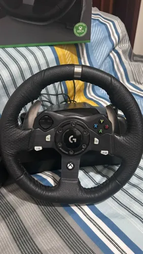 VOLANTE LOGITECH G920 KIT COMPLETO. Troco por drone dji.