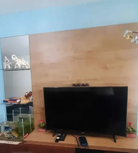 Painel de Tv 100% MDF de marca_ com textura