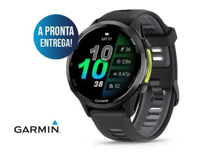 Relógio Garmin Forerunner 970 Preto - Novo a pronta entrega!