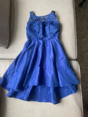 Vestido de festa azul