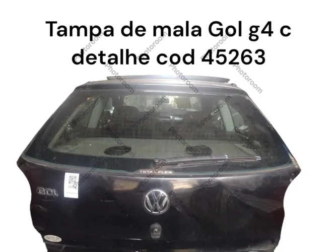 Tampa de mala Gol g4 c detalhe 