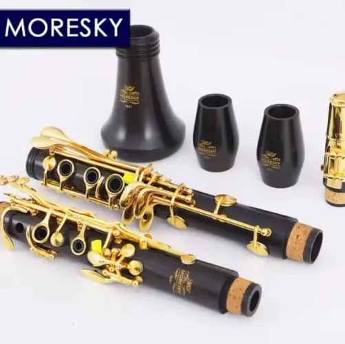 Clarinete Moresky M61 madeira Grenadilha NOVO c/ nf Somos Loja