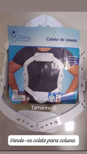 Vende-se Colete Para Coluna Tamanho G nunca usado 