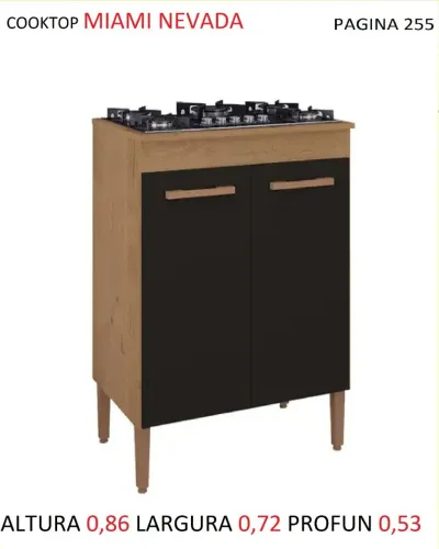 Balcão para cooktop 