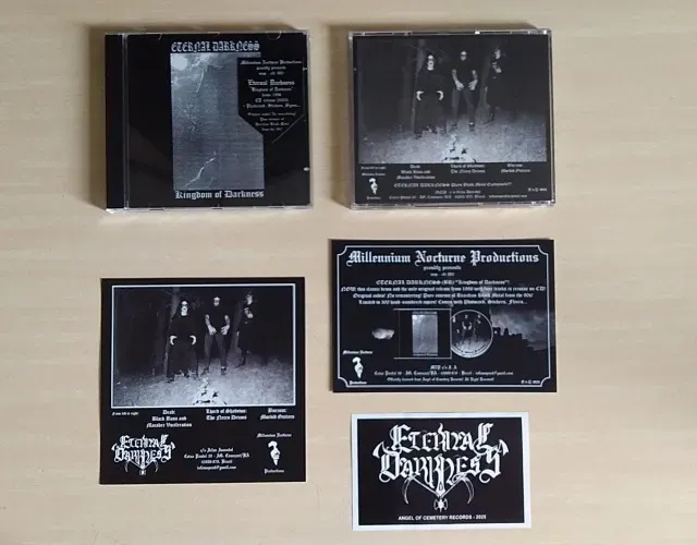 ETERNAL DARKNESS (Brazil) "Kingdom of Darkness" Demo 1996 (CD Reissue / 2025)