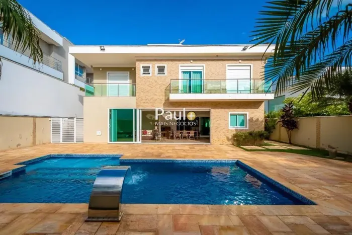 Sobrado à venda em Campinas, Loteamento Mont Blanc Residence, com 4 suítes, com 437 m²