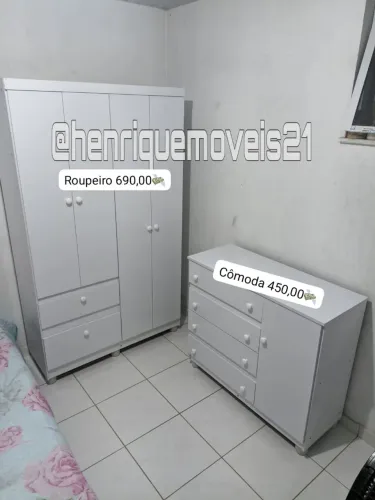 Conjunto Guarda-Roupa Infantil e Cômoda kit A partir de 750,00 