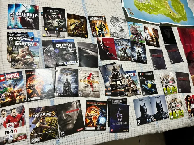 Manuais de jogos ps3