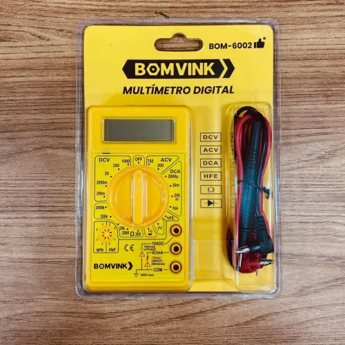 Multímetro Digital BOMVINK - BOM-6002I