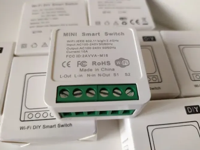 Interruptor Inteligente Relé Wifi Mni Google Home Alexa 16a