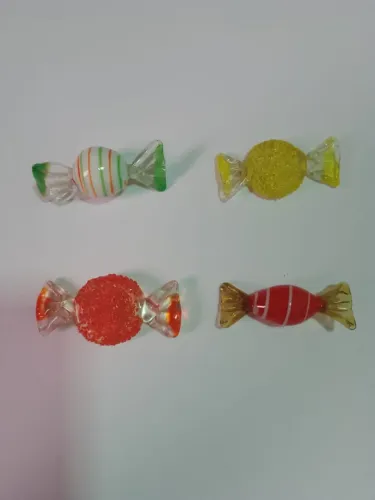 Murano Balinhas Decorativas Perfeito Estado Anos 70