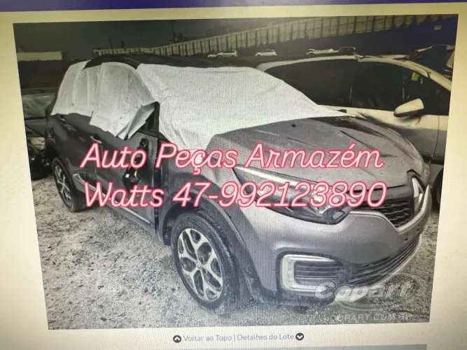 Sucata Pecas Renault Captur 2021 