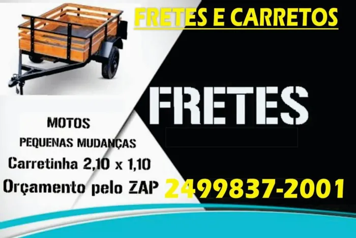 Fretes carretos e transporte