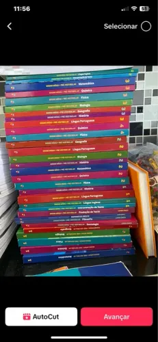 Vendo livros de cursinho pre vestibular