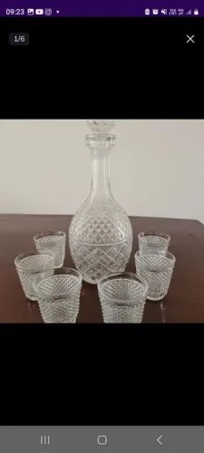 Conjunto de Decoração de Cristal