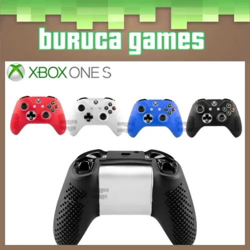 Capa de proteção de silicone para controle de Xbox One S, com textura antiderrapante