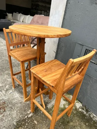 Mesa Bistrô Gourmet com 2 Banquetas NOVO FRETE GRÁTIS