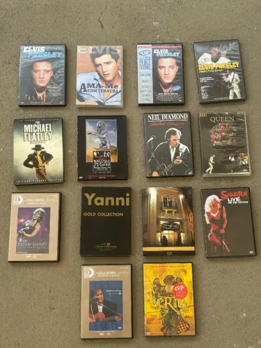 DVDS DE MÚSICA - ORIGINAIS - ÓTIMO ESTADO