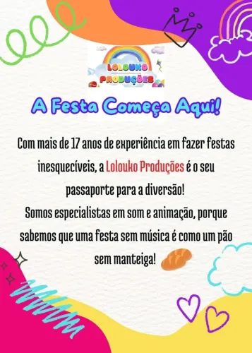 Animação Total em Festas e Eventos