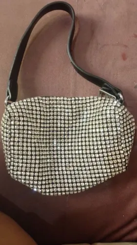 Bolsa de Ombro Strass