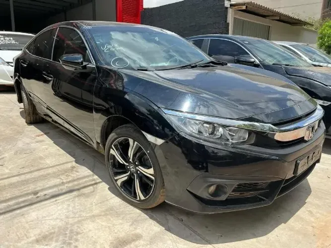 Civic G10 2017 Airbag Parachoque Lanterna Farol Porta Cambio Motor Retrovisor Capo Sucata