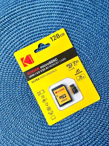 Cartão de Memória Kodak 128GB Micro SD com Adaptador