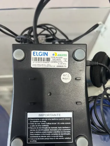 Aparelho telefônico com headset área comercial 