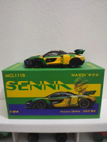 Miniatura McLaren Senna 1/64 - Colecionador